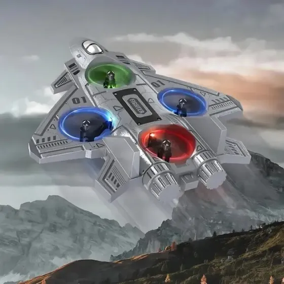 Самолет истребитель на радиоуправлении, с подсветкой, от USB, CZ35 / Радиоуправляемый самолет / Самолет на пульте / Коломыя