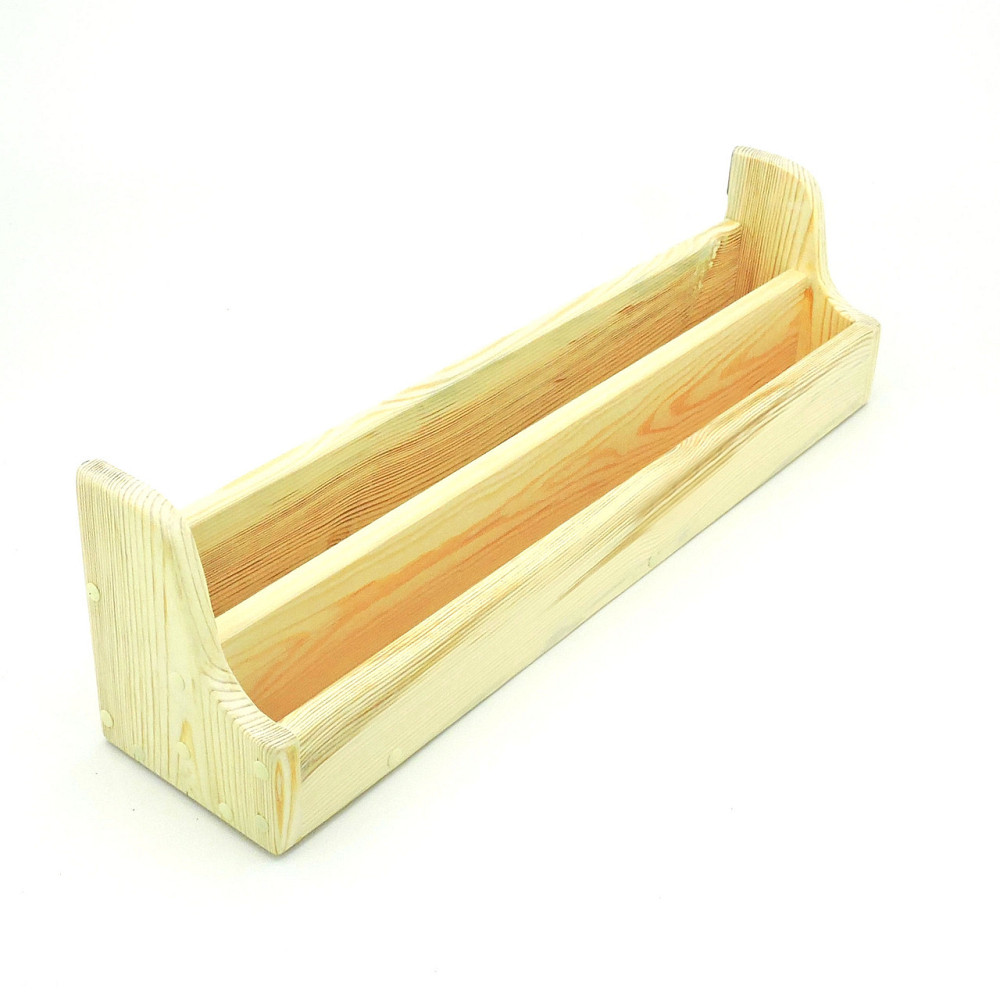 Настінна книжкова полиця "Пікнік" ваніль Миколаїв - фото 3