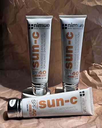 Солнцезащитный крем с тонирующим эффектом Sun-C SPF 40, тёмный Nimue, 60 мл Днепр