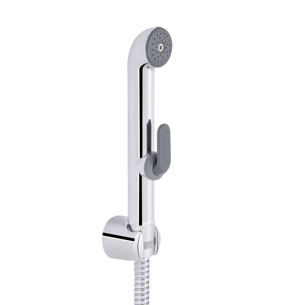 Набір для гігієнічного душу Qtap Inspai-Varius округлий QTSETCRMA021 Chrome/Grey (Set) Київ - фото 1