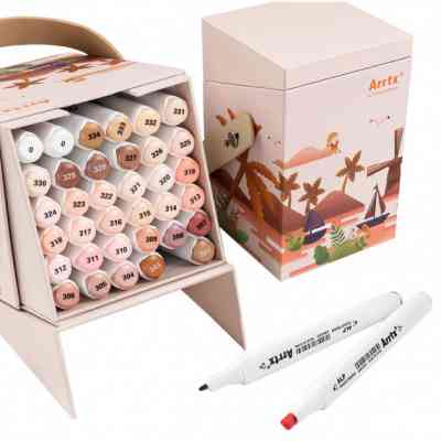 Художній маркер Arrtx Спиртові Alp ASM-02SK 36 кольорів Відтінок шкіри (LC302208) Вінниця