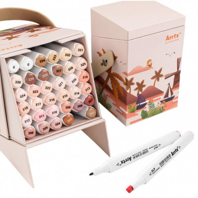 Художній маркер Arrtx Спиртові Alp ASM-02SK 36 кольорів Відтінок шкіри (LC302208) Вінниця - фото 1