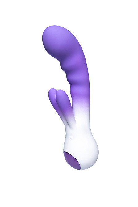 Вибратор-кролик со светодиодом Every Night Toys для точки G, фиолетовый градиент Sex Aura Киев - изображение 2