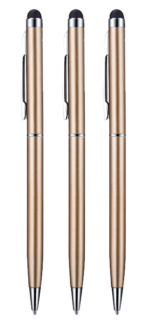 Стилус - ручка для ємнісних екранів, золотистий (комплект 3 шт.) Винница - изображение 1