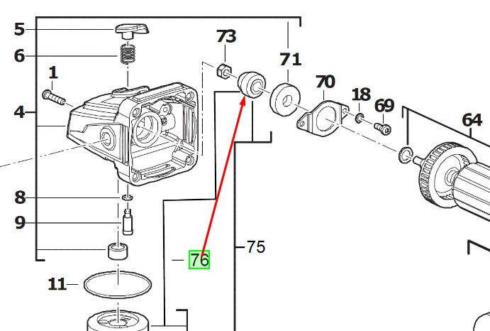 Ремкомплект гайкокрута - шестерня Одесса - изображение 1