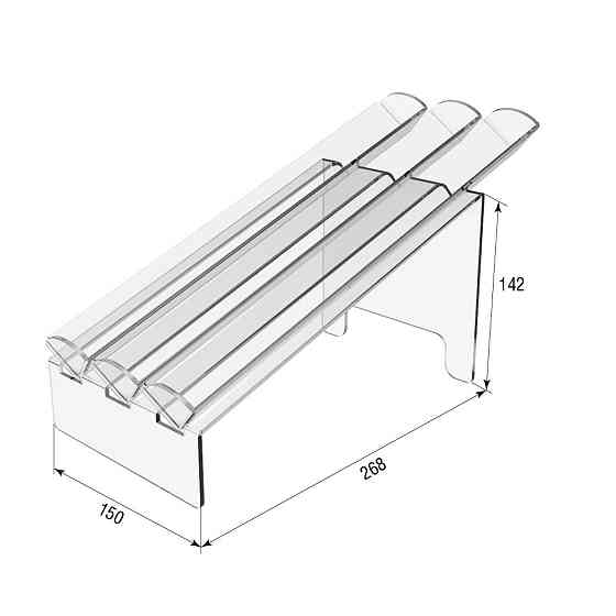 Підставка EKOSTAR для макарун на 3 клітинки. Київ