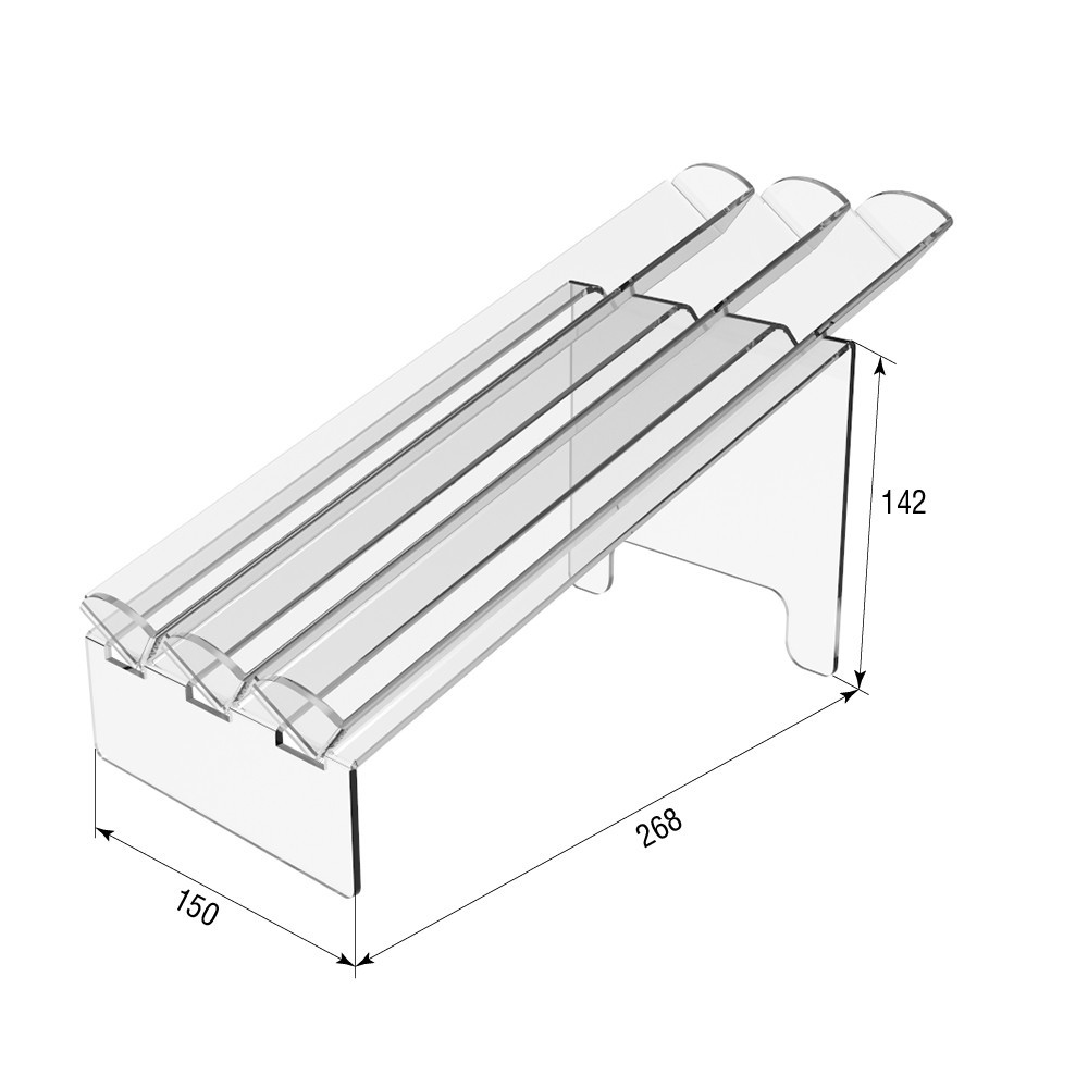 Підставка EKOSTAR для макарун на 3 клітинки. Київ - фото 3