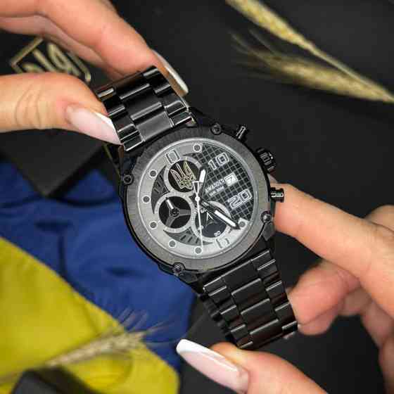 Awarder 016 Тризуб золото Black-Black Steel Киев