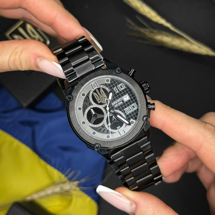 Awarder 016 Тризуб золото Black-Black Steel Киев - изображение 3