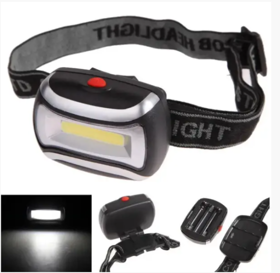 Ліхтарик налобний COB HEADLIGHT BLL-2016 3.7V яскраве освітлення, регульований ремінець 2585 Київ