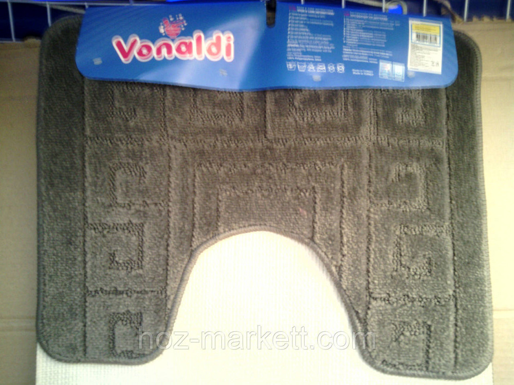 Набор ковриков для ванной и туалета серый производство Турция Харьков - изображение 6