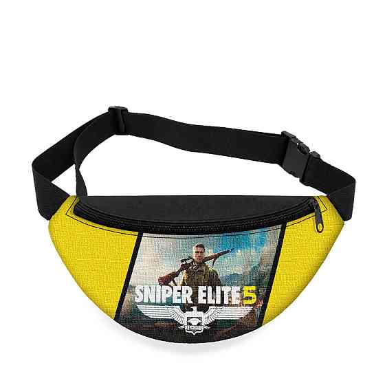 Дитяча сумка-бананка Sniper Elite 5 32х15 см на пояс або через плече (5986) Київ