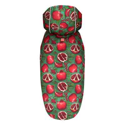 Дождевик для животных WAUDOG Clothes Накидка с капюшоном Гранаты XL (359-4052) Винница