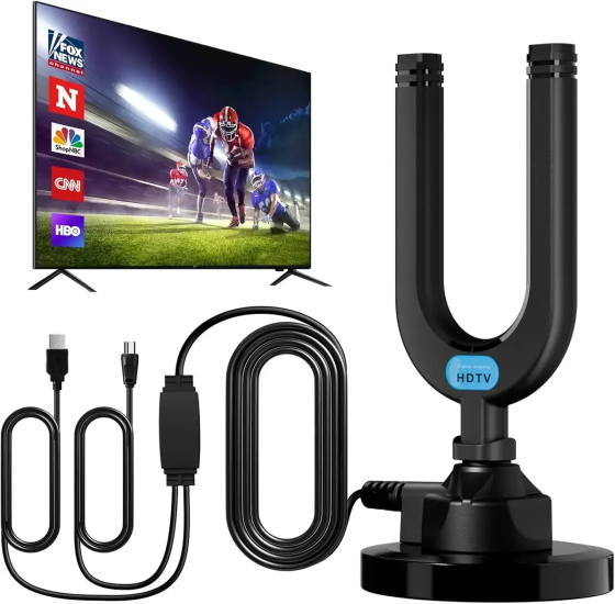 Телевизионная антенна Diswee SY-160T-U Smart TV с усилителем сигнала 4K 1080P для Smart TV с усилителем сигнала, внешняя антенна Киев