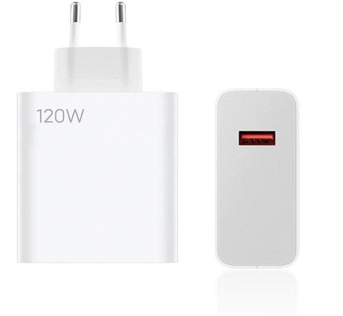 Зарядное сетевое устройство MI120W с кабелем (Белый) Винница - изображение 4