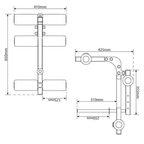 Приставка жим ногами для лави K-Sport KSSL009 Киев