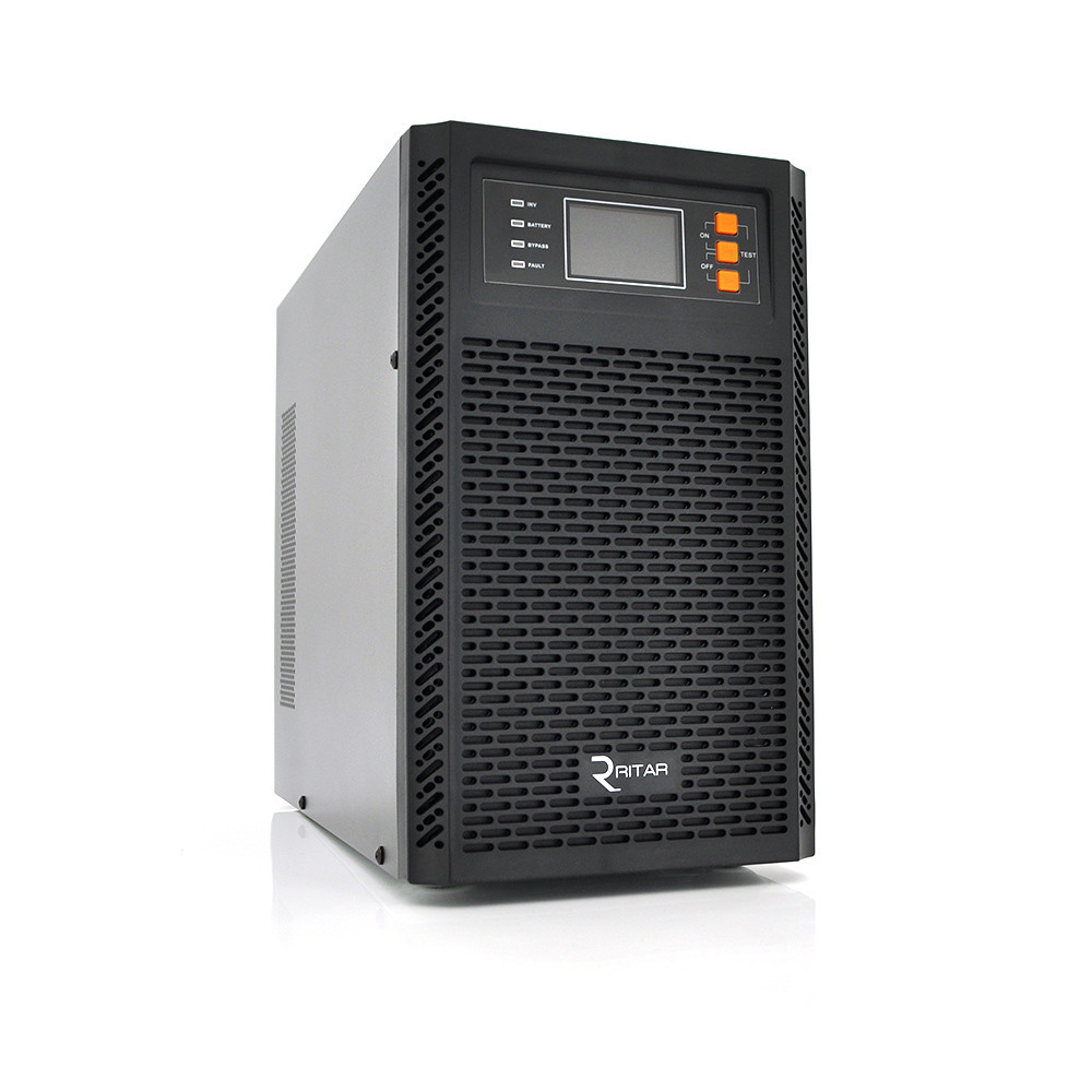 ДЖБ с правильной синусоидой Ritar PT-2KL-LCD, 2000VA (1800Вт), 72В, Ток макс. 5A, под внешний АКБ (405*190*326) Киев - изображение 1