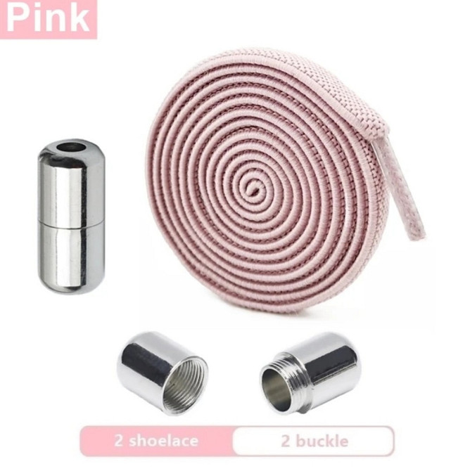 Шнурки еластичні без зав'язок з металевими зажимами Сміла - фото 1