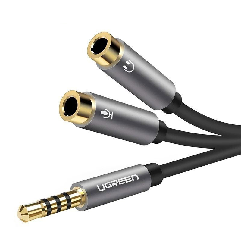 Розвідувач для навушників і мікрофон Ugreen CTIA UG-30619 (Серій) Миколаїв - фото 1