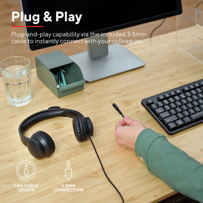 Навушники Trust Ayda PC 3.5mm Black (25087) Вінниця - фото 9