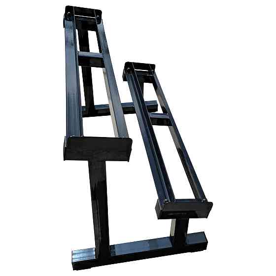 Стійка для гантелей 1.2 м Чорний Стійки для гантелей, грифів та дисків розбірна Київ