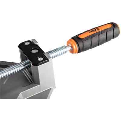 Струбцина Neo Tools угловая, алюминиевая, направляющая 95 мм, 70х70мм (45-490) Винница