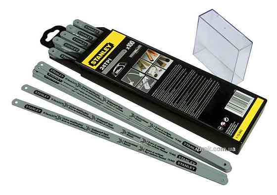 Полотно по металу м'якому STANLEY : 24зуб/1" L= 300 мм. 1 шт. Одеса