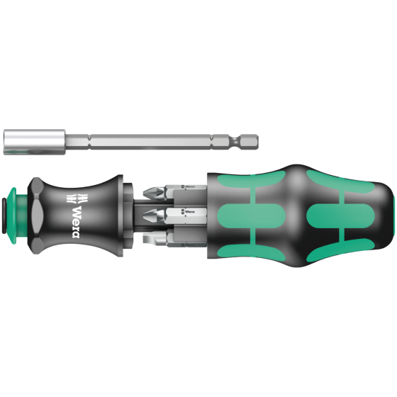 Викрутка Wera з магнітним тримачем 1/4" магазин для біт в ручці PH/PZ/SLх25мм, 6од. 05073240001 Одеса