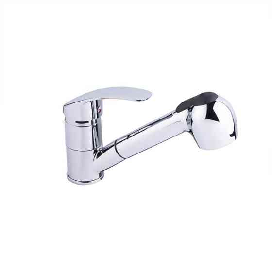 Змішувач для кухні з латуні Lidz Mars 011 з висувним виливом (k40) LDMAR011CRM34859 Chrome Харків