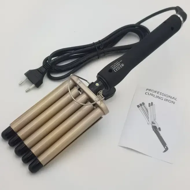 Щипці GEMEI GM-2933, потрійна плойка, керамічне покриття, потужність 125 Вт, робота від мережі 220 В Одеса - фото 5