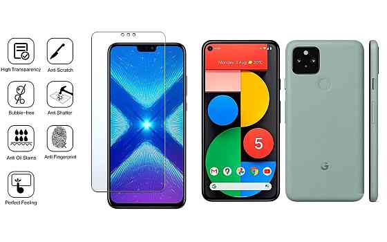 Защитное стекло NeoGlass для Google Pixel 5, Pixel 5a, Pixel 5a XL – ультрапрозрачное и устойчивое Киев