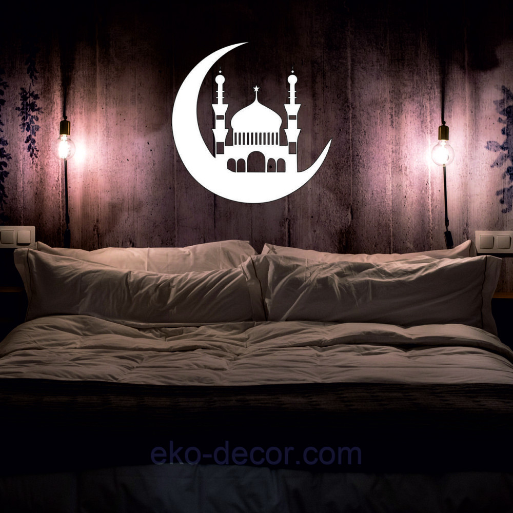 Декоративное настенное Панно «Ислам» Декор на стену 90*90 см, Белый Киев - изображение 9