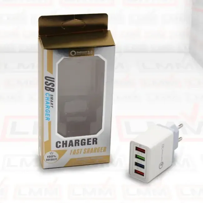Адаптер на 4 USB з підтримкою QC 3.0, Fast Charge, D22 Одеса - фото 1