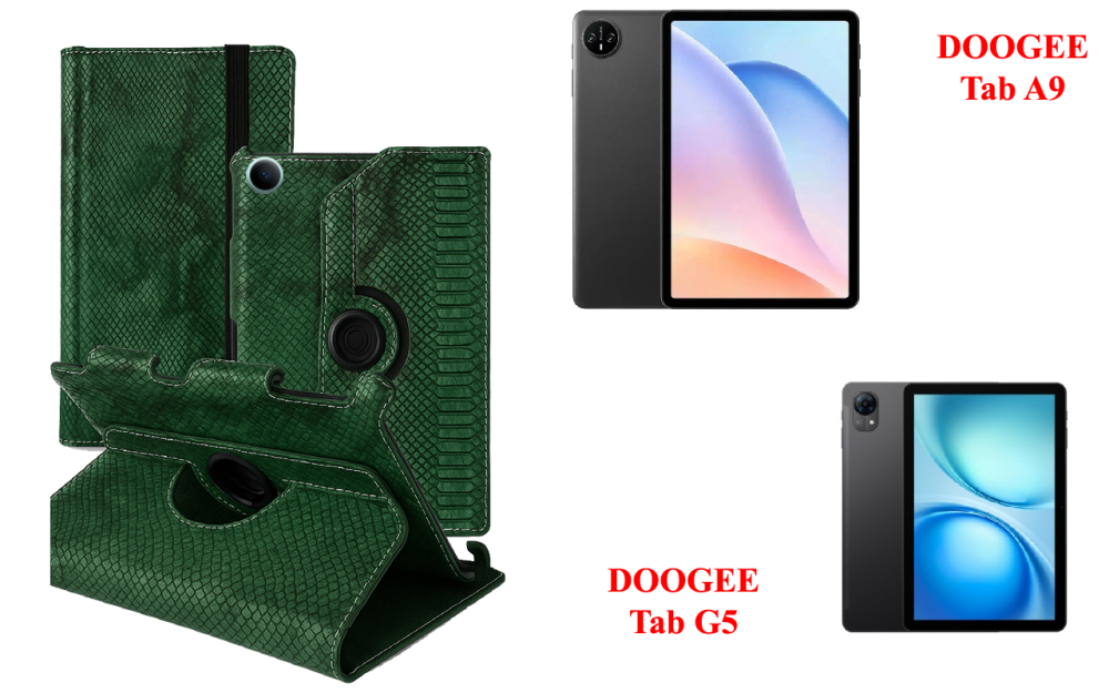 Чехол Spinner360 для планшета Doogee Tab A9, цвет Klasika Reptyliya Киев - изображение 1