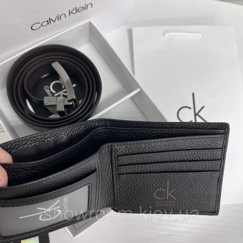 Мужской подарочный набор портмоне и ремень (404) Киев - изображение 7