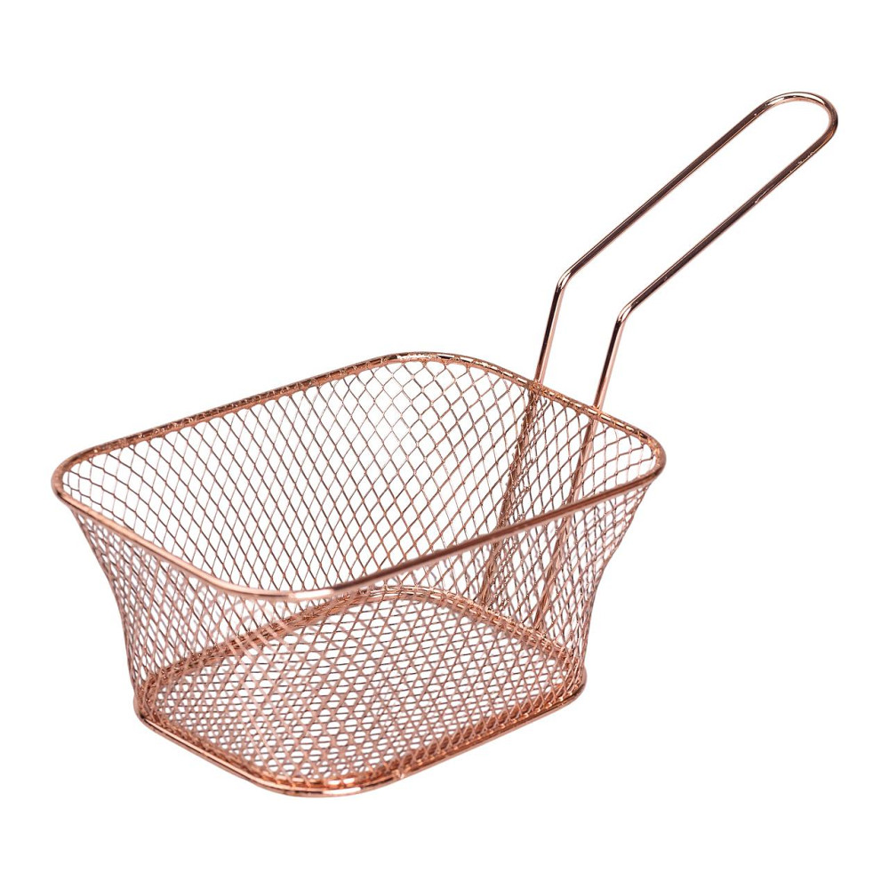 Zhongjing Кошик сервірувальний для картоплі фрі та снеків 14×10×6 см Рожевий HP-19-9-R Коломия - фото 1