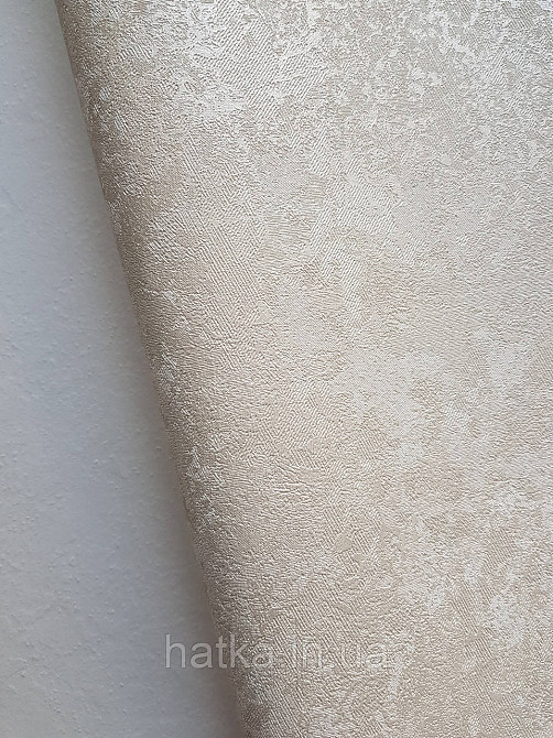 Обои винил на флизелине A.S.Creation Sylvana 1.06x10 под венецианскую штукатурку перламутр бежевые кремовые Киев - изображение 1