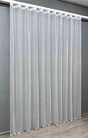 Тюль жакардова колір білий 1229т Київ