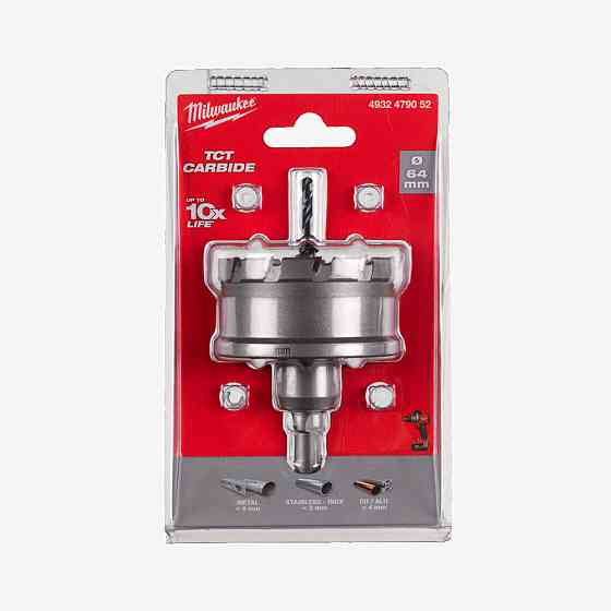 Коронка Holesaw TCT MILWAUKEE, Ø64мм Одесса