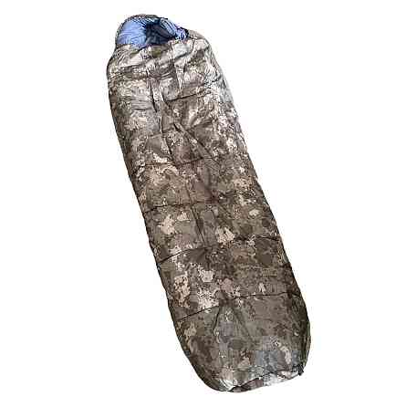 Спальный мешок тактический для военных и армии ВСУ, Спальник-кокон арммейский Камуфляж Каменец-Подольский