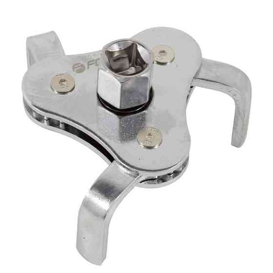 Знімач масляного фільтра "краб" з "плоским захопленням" 3/8"+адаптер 3/8"Мх1/2F (діаметр 40-102мм), Одеса