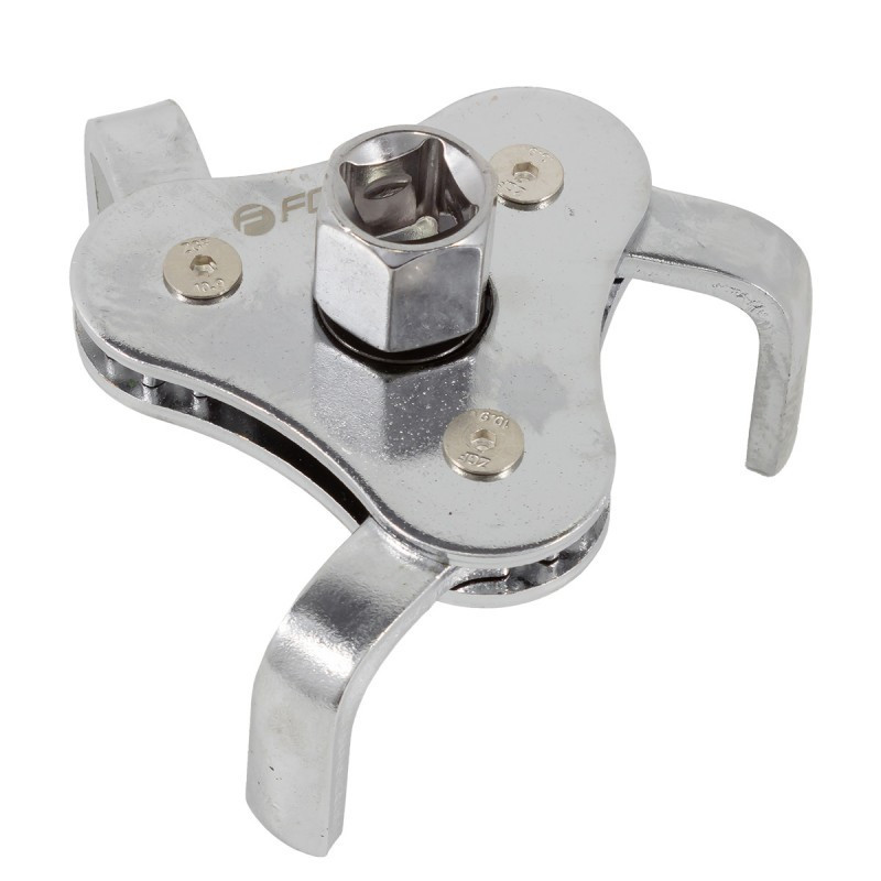 Знімач масляного фільтра "краб" з "плоским захопленням" 3/8"+адаптер 3/8"Мх1/2F (діаметр 40-102мм), Одеса - фото 1