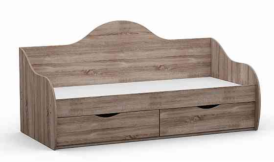 Ліжко односпальне L-2, Дуб Сонома Трюфель, 1932х900х954 Львів