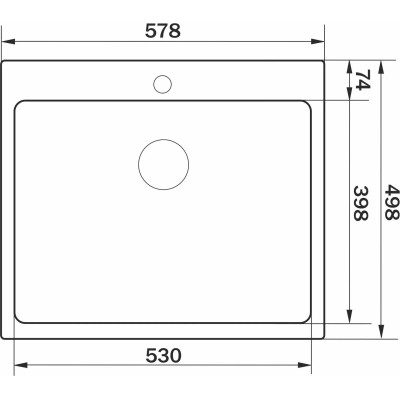 Мийка кухонна GRANADO Villena S201 black (GS03201B) Вінниця - фото 7