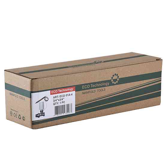 Узел подмеса с термоголовкой ECO 01A-4 3/4″х3/4″ прямой Киев