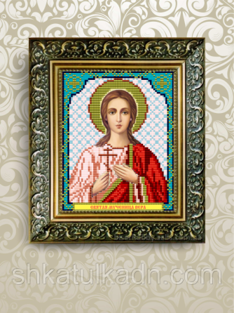 Схема для вишивки бісером іменна Віра Дніпро