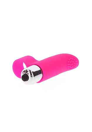 Вібратор на палець Tickle Pleaser рожевий, 8 х 2 см Sex Aura Київ