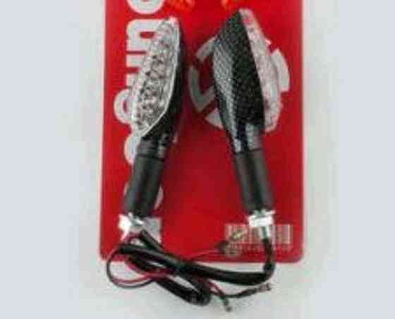 Повороти світлодіодні, стріла (пара) (карбон, зі змінним склом) ST Київ