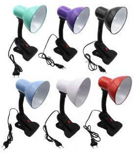 Лампа електрична настільна прищіпка Е27 (різні кольори) Харків - фото 6