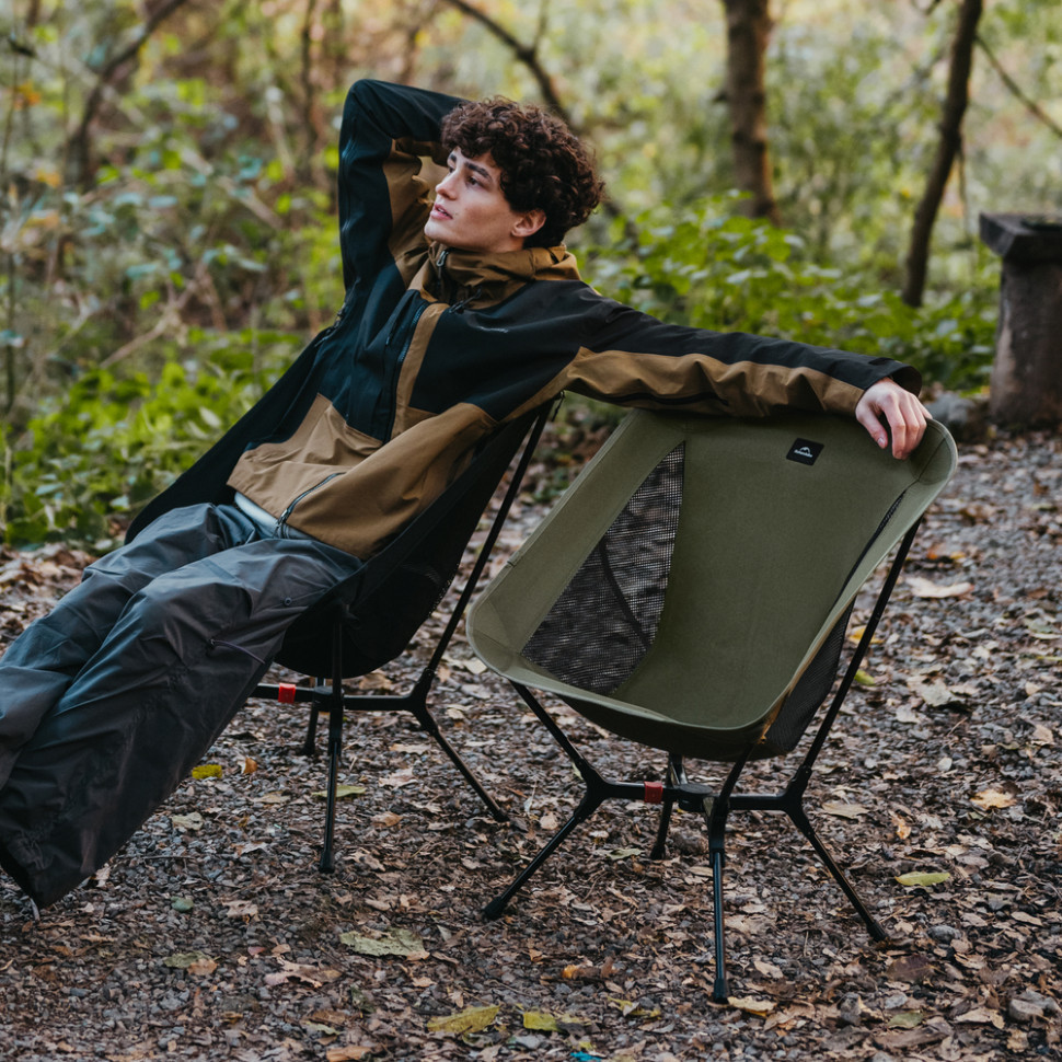 Стілець складаний ультралегкий Naturehike CNK2550JJ013 Yamami YL01, розмір М, алюміній, чорний Київ - фото 9